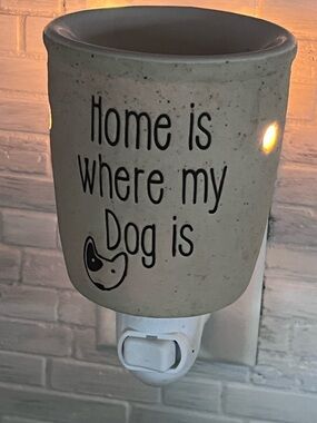 Scentsy Mini Warmer - "Home Is Where My Dog Is" (Retired/HTF)